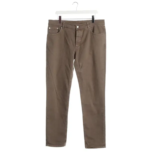 Slim Fit Jeans, in Brown, Cotton, Brunello Cucinelli