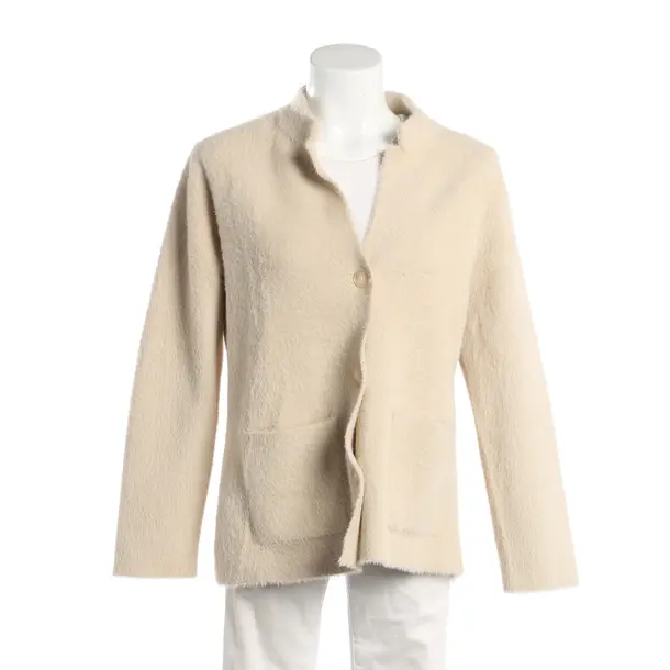 Strickjacke, in Beige, Wolle, Steffen Schraut