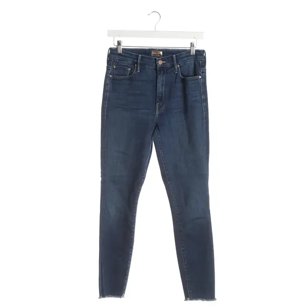 Skinny Jeans, in Navy, Cotton, Mother