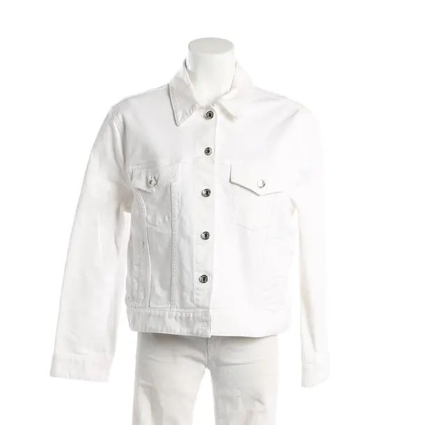 Denim Jacket, in White, Cotton, Dolce & Gabbana