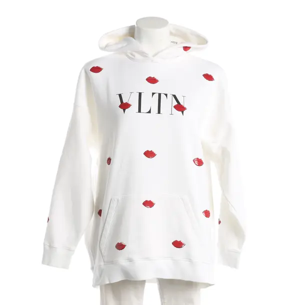 Hoodie, in White, Cotton, Valentino