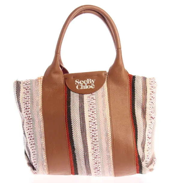 Schultertasche, in Mehrfarbig, Baumwolle, See by Chloé