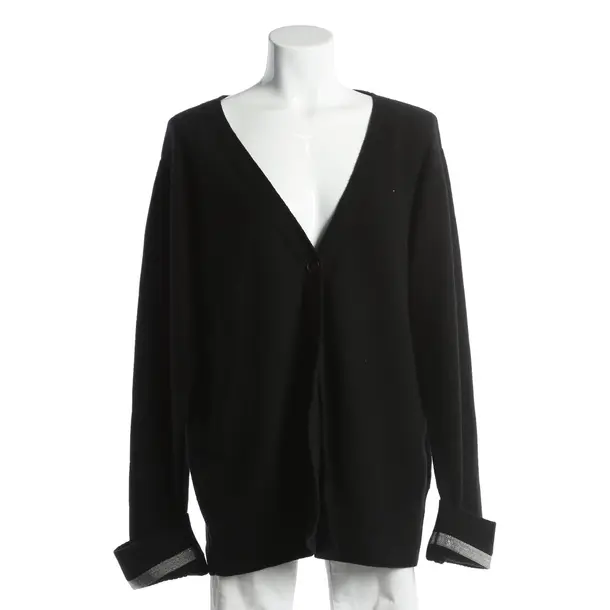 Cardigan, in Nero, Lana, Fabiana Filippi