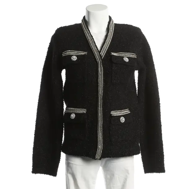 Cardigan, in Black, Polyimide, self-portrait