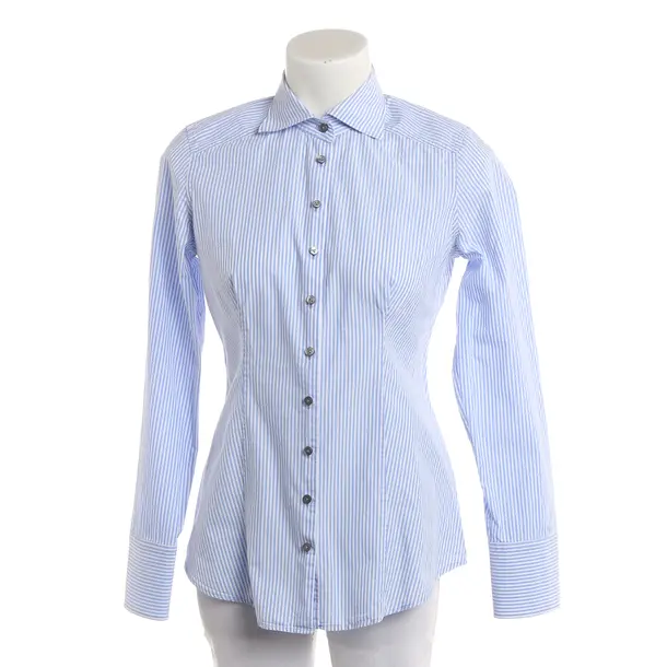 Bluse, in Hellblau, Baumwolle, Van Laack