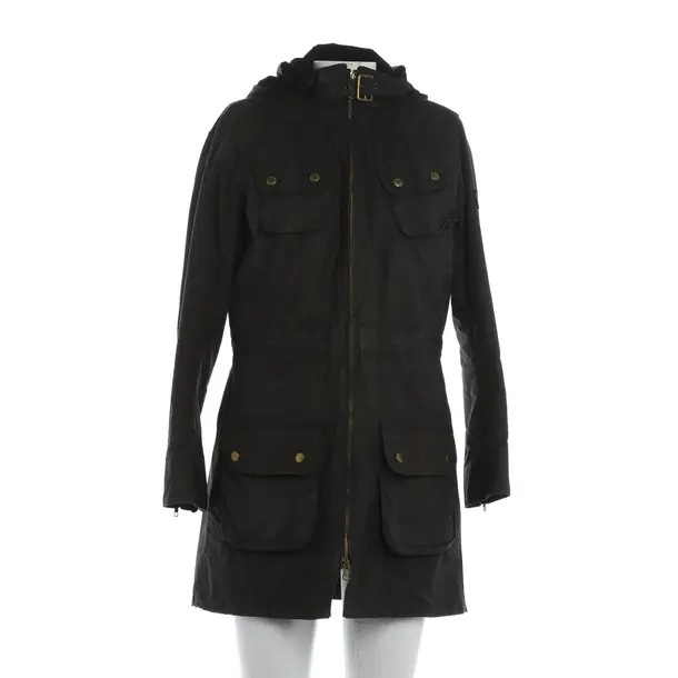 Übergangsmantel, in Schwarz, Baumwolle, Barbour