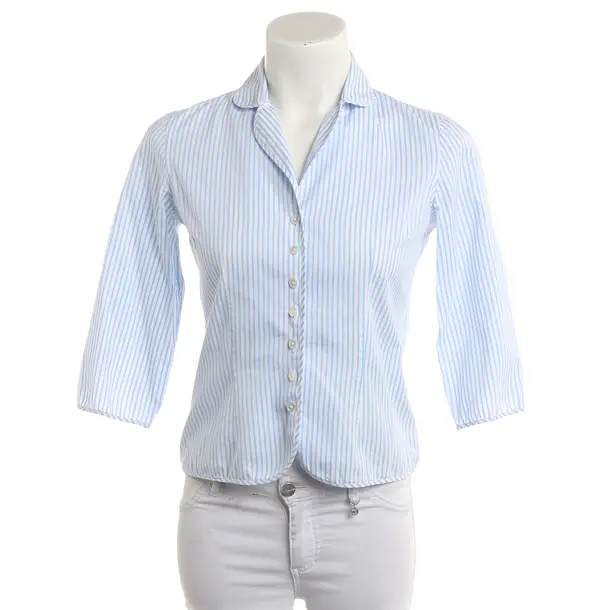 Bluse, in Hellblau, Baumwolle, Van Laack