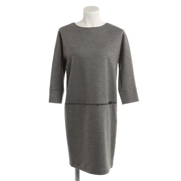 Kleid, in Grau, Wolle, Fabiana Filippi