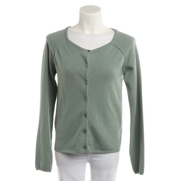 Strickjacke, in Hellgrün, Wolle, Rosemunde