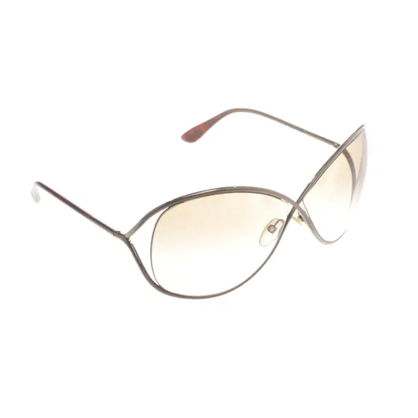 Sonnenbrille, in Dunkelbraun, Kunststoff / Metall, Tom Ford