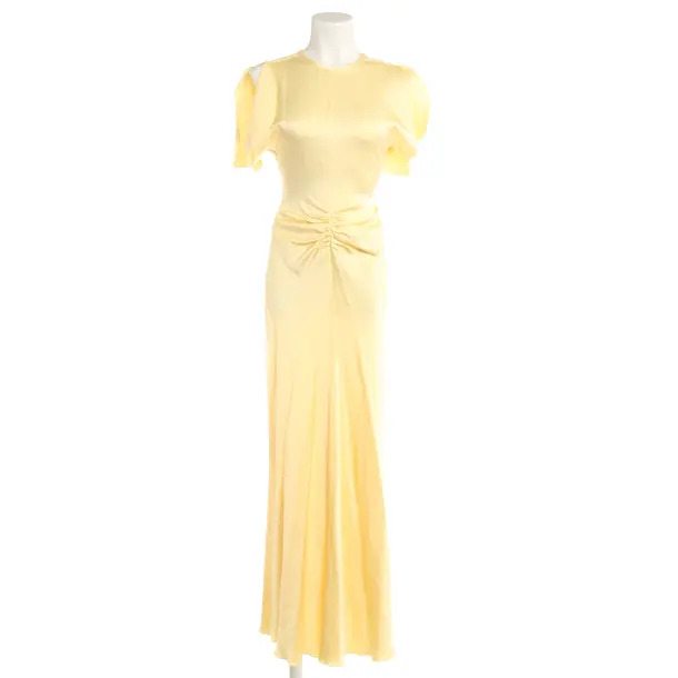 Cocktailkleid, in Gelb, Acetat, Victoria Beckham