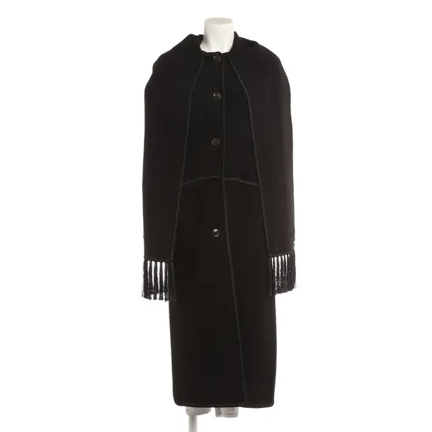 Mid-Season Jacket, in Black, Wool, Totême