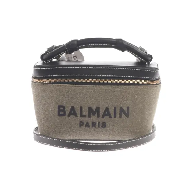 Shoulder Bag, in Black, Cotton, Balmain