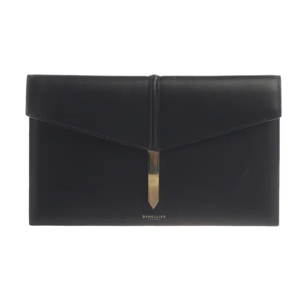 Clutch, in Schwarz, Leder, DeMellier