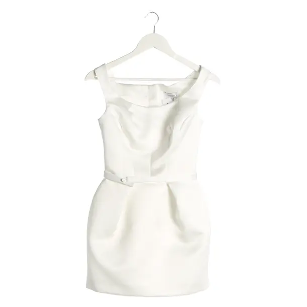 Cocktail Dress, in White, Polyester, Safiyaa