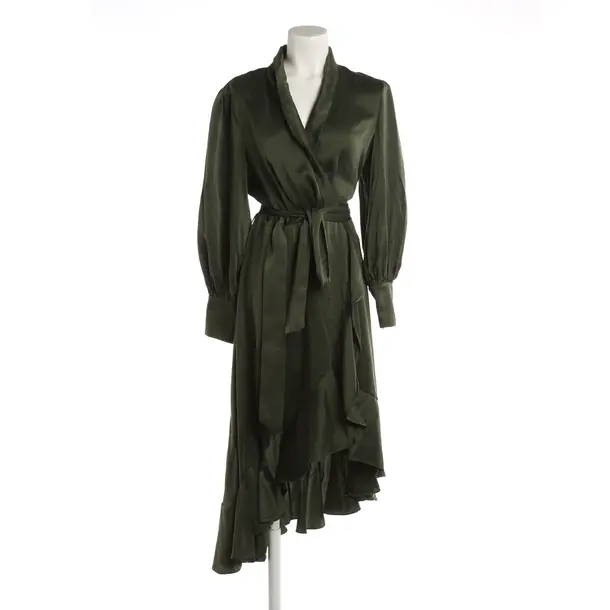 Cocktail Dress, in Green, Silk, Zimmermann