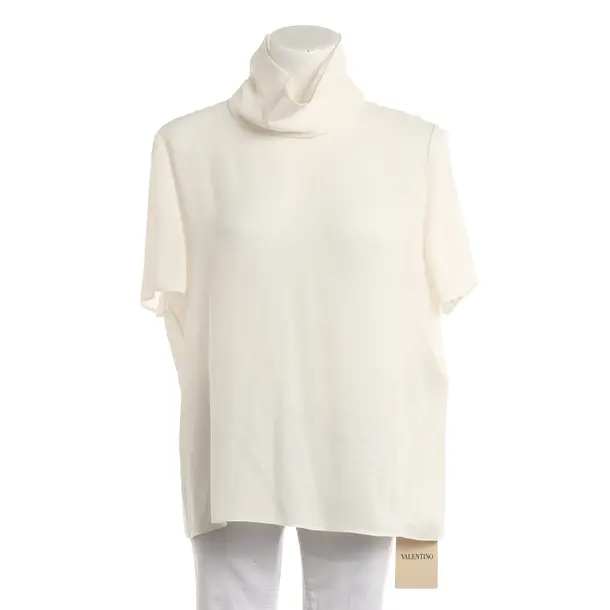 Blouse, in White, Silk, Valentino