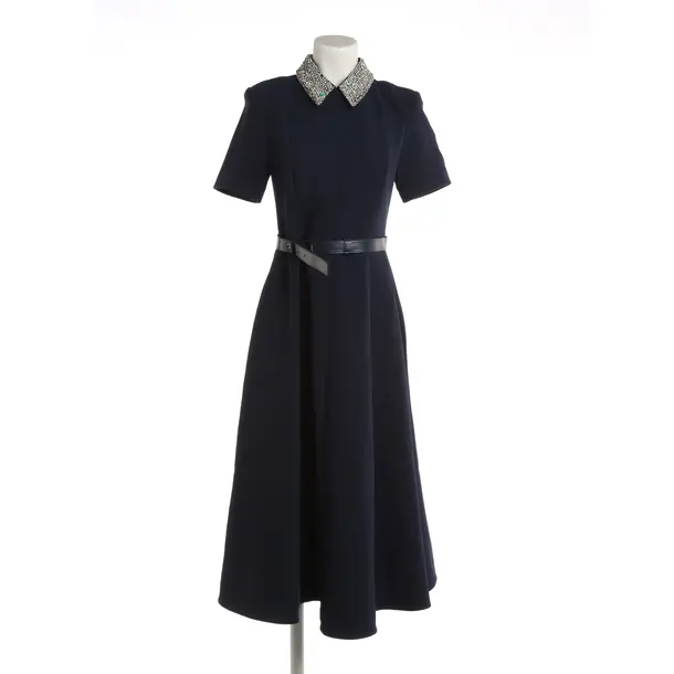 Cocktail Dress, in Navy, Polyester, Rebecca Vallance