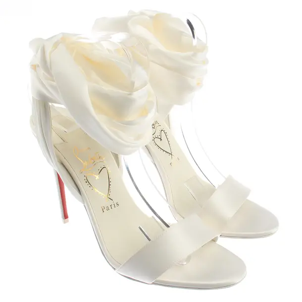 Heeled Sandals, in White, Christian Louboutin