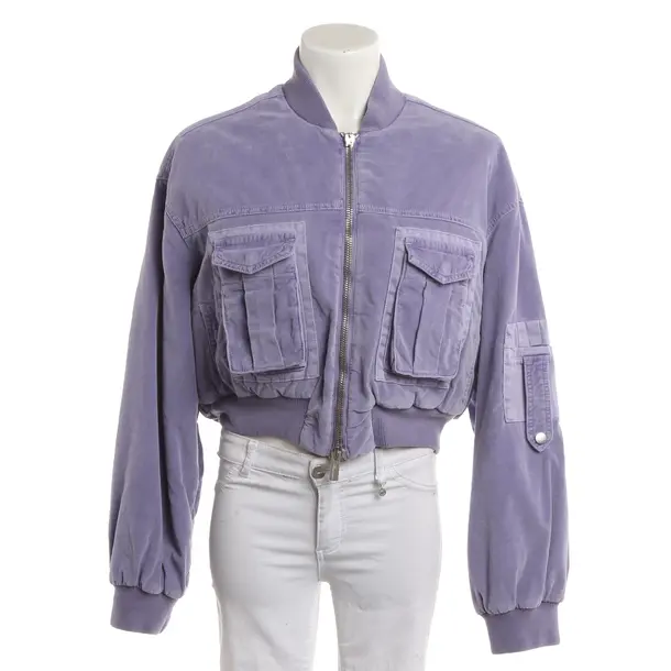 Bomberjacke, in Lavendel, Baumwolle, Blumarine