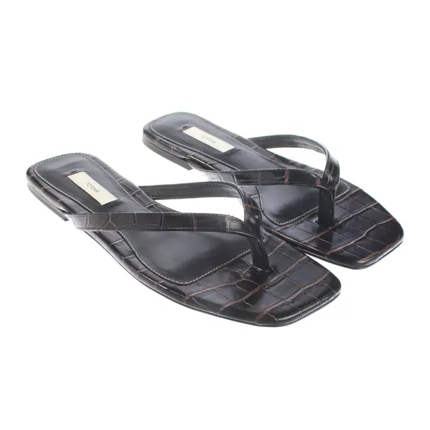 Sandals, in Dark Brown, Totême