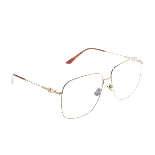 Optical Frames, in Gold, Metal (metallic, metallised), Valentino