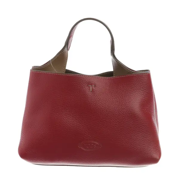 Handbag, in Red, Leather, Tod´s