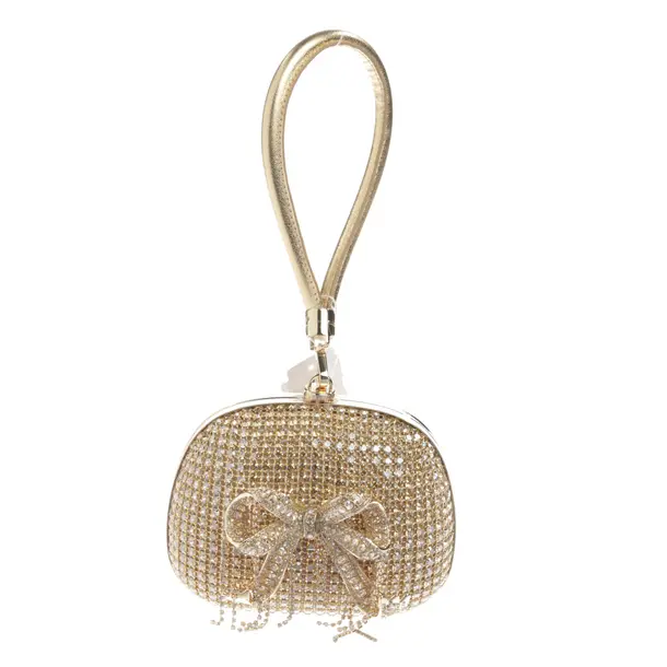 Abendtasche, in Gold, Sonstiges Material, self-portrait