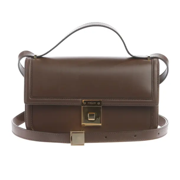 Umhängetasche, in Braun, Leder, DeMellier