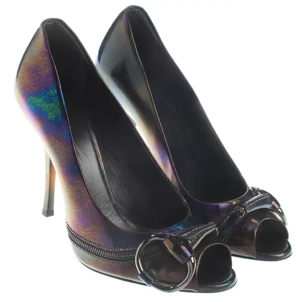 Peep Toes, in Black, Gucci