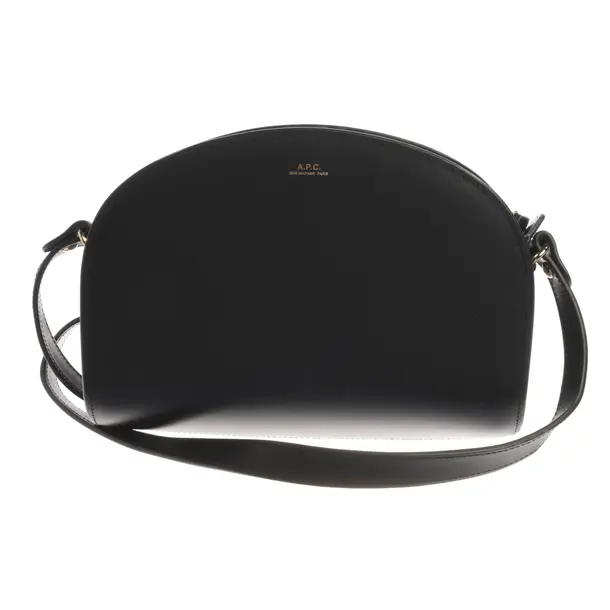 Shoulder Bag, in Black, Leather, A.P.C