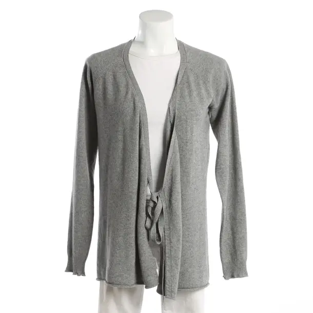 Cardigan, in Gray, Wool, Bloom
