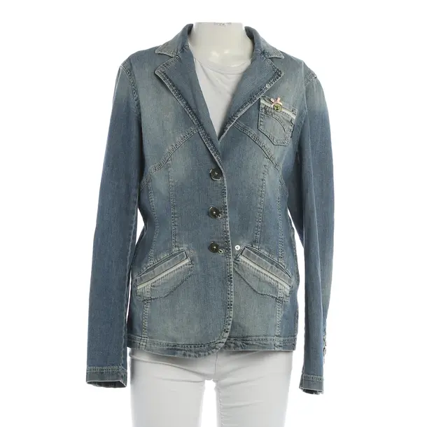 Blazer, in Hellblau, Baumwolle, Marc Cain Sports