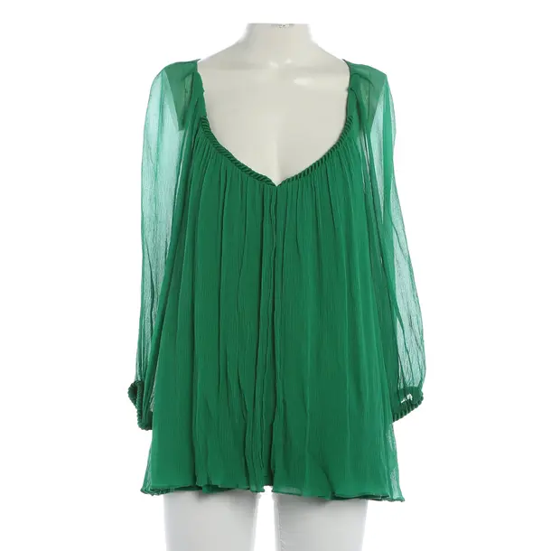 Blouse, in Green, Silk, Diane von Furstenberg
