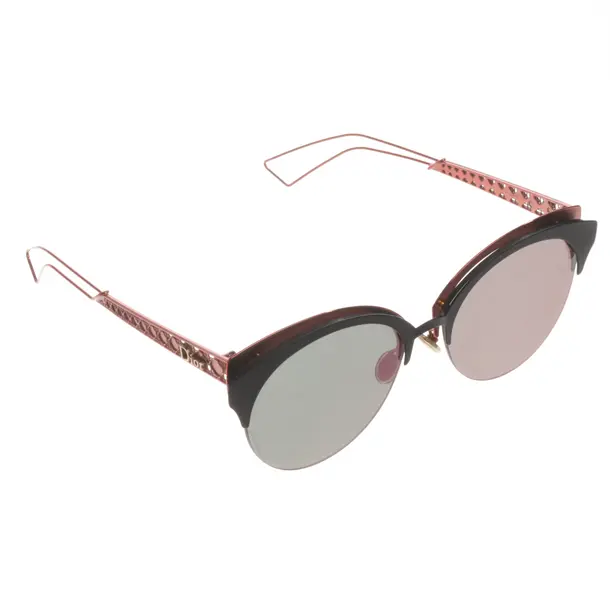 Sonnenbrille, in Rot, Metall, Dior