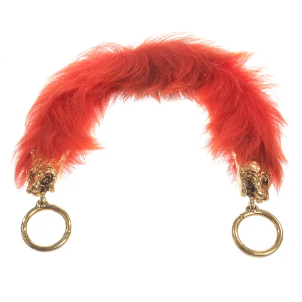 Shoulder Strap, in Dark Orange, Metal (metallic, metallised), Prada