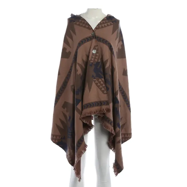 Poncho, in Multicolored, Wool, Hemisphere