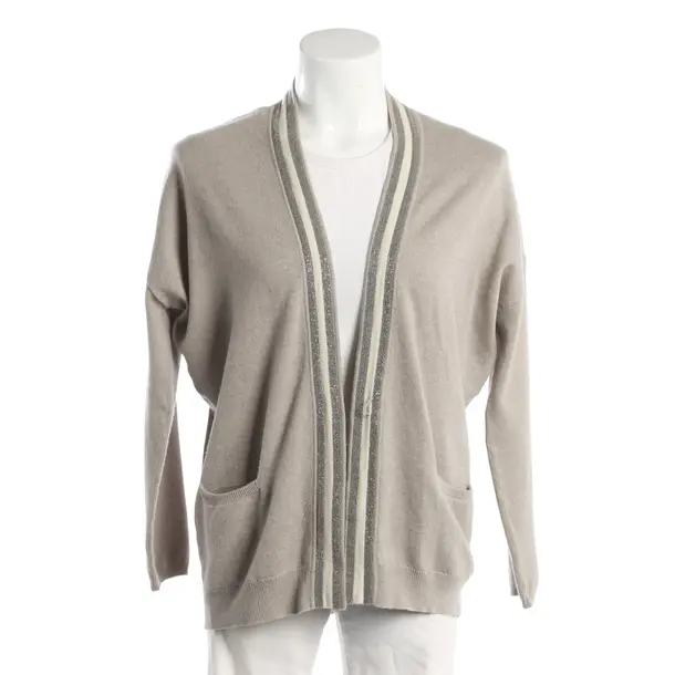 Cardigan, in Beige, Cashmere, Brunello Cucinelli