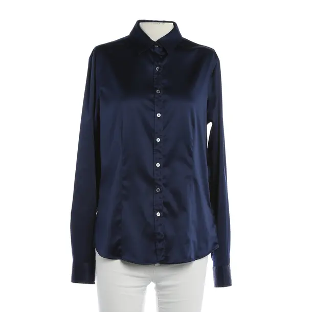 Blouse, in Blue, Polyester, Robert Friedman