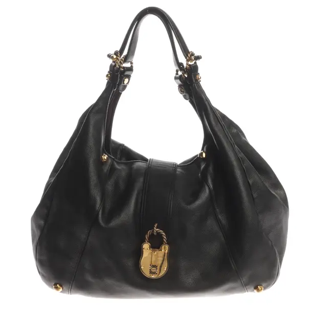 Shoulder Bag, in Black, Leather, Loewe