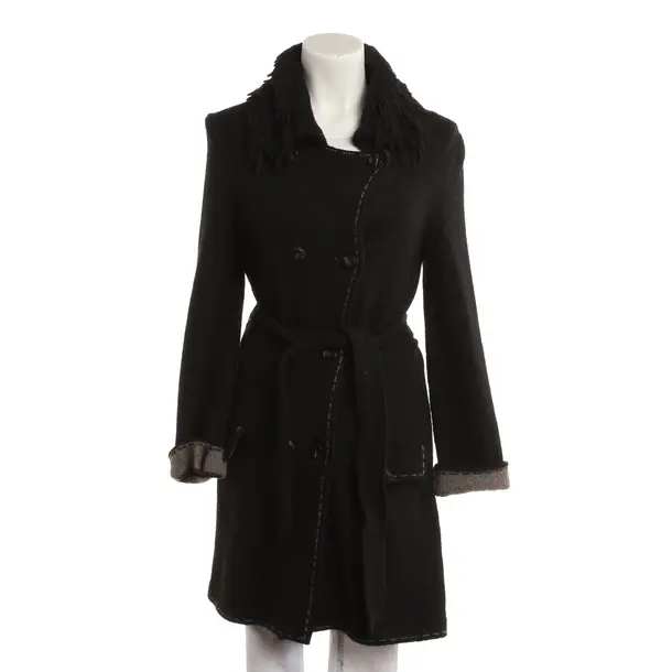 Strickjacke, in Schwarz, Baumwolle, Marc Cain