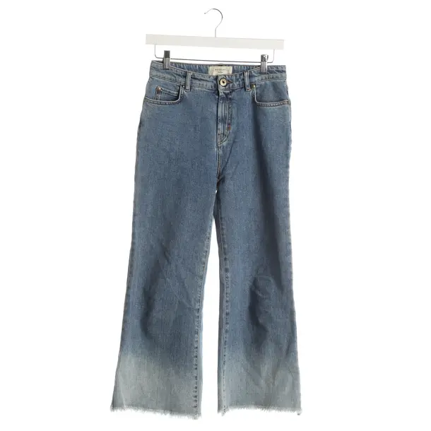 Jeans Flared, in Blau, Baumwolle, Max Mara