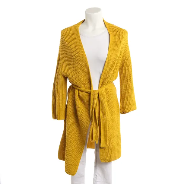 Cardigan, in Mustard Yellow, Cotton, Lanius