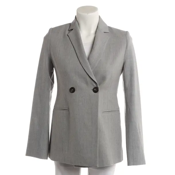 Blazer, in Gray, Wool, Lanius