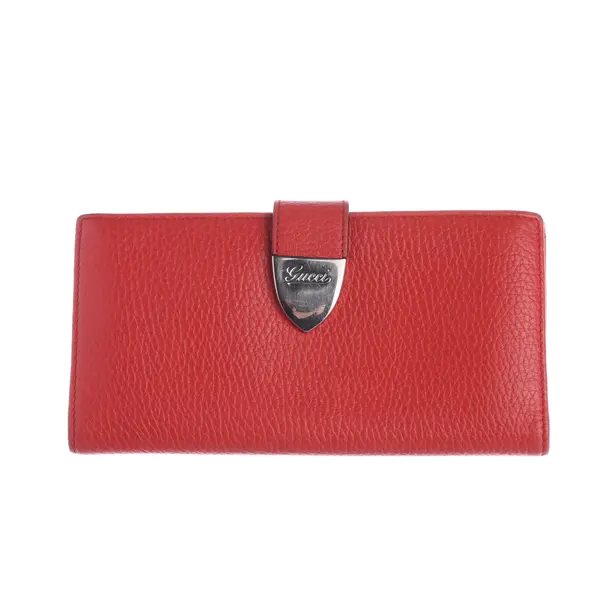 Portafoglio, in Rosso, Pelle, Gucci