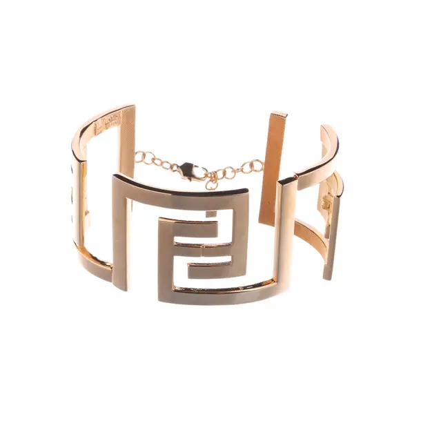 Armband, in Gold, Metall (metallisch, metallisiert), Fendi