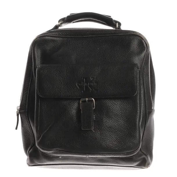 Rucksack, in Schwarz, Leder, Calvin Klein