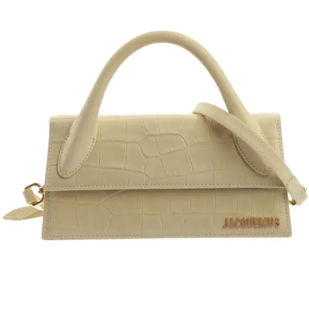 Handbag, in Beige, Leather, Jacquemus