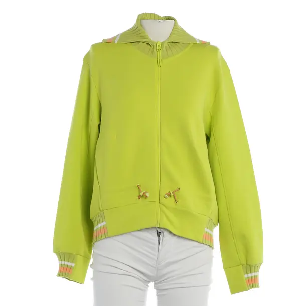 Zip-up Hoodie, in Light Green, Cotton, Sportalm