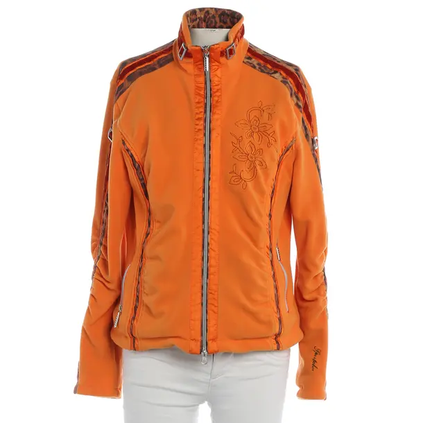 Zip-up Hoodie, in Orange, Polyester, Sportalm